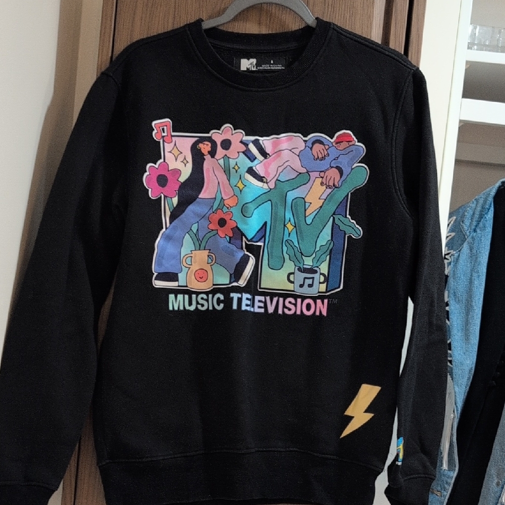 MTV Black Logo Sweatshirt